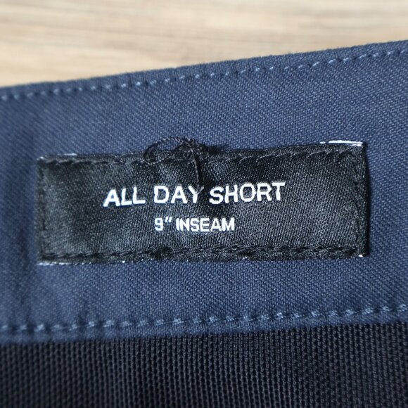 True Linkswear Shorts Mens 30 Navy Blue All Day Short 9 Inch Inseam Golf Casual - Picture 6 of 12